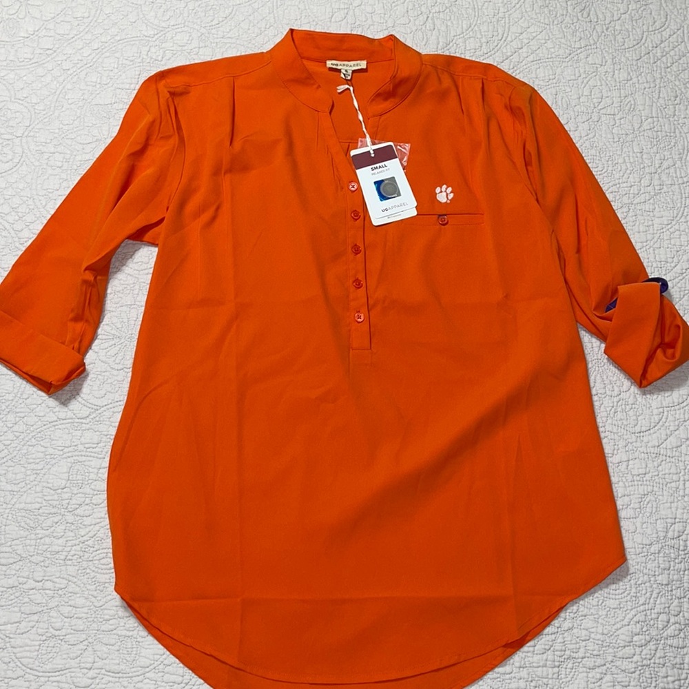 NWT Clemson blouse size small